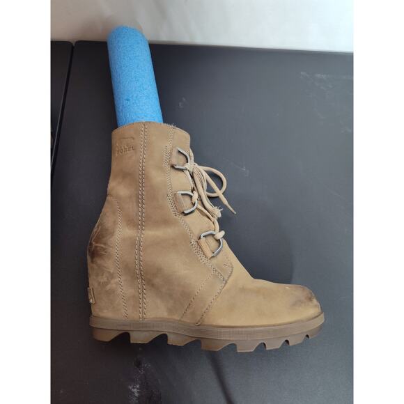 Sorel Joan of Arctic II Leather Wedge Heeled boots size 7.5 - Picture 4 of 10